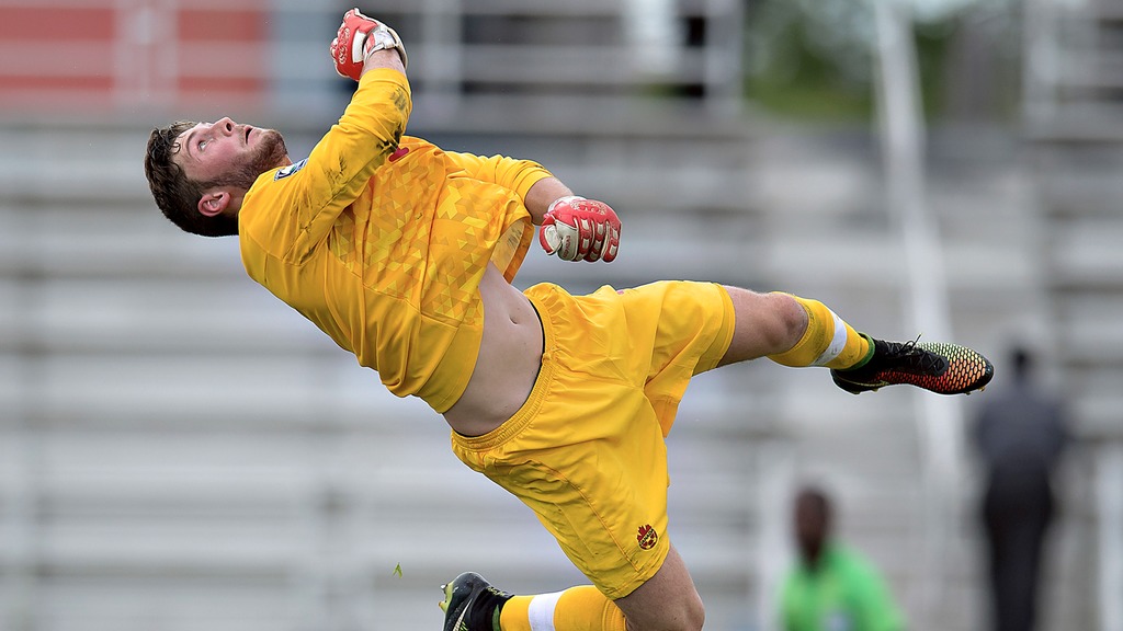 Nolan Wirth in action for Canada's U-20s. (Canada Soccer).