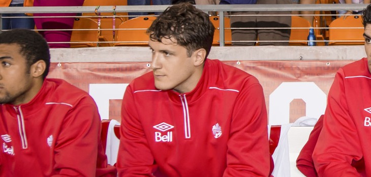 Mason Trafford for Canada in 2013. (Canada Soccer).