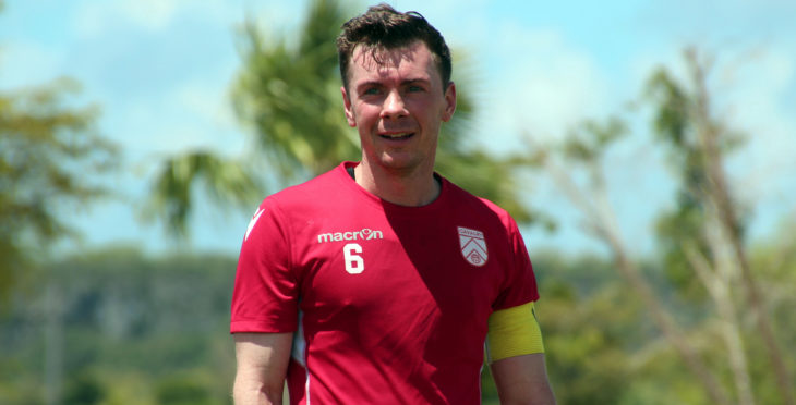 Cavalry FC captain Nik Ledgerwood in Punta Cana. (Photo: Nora Stankovic/CPL).