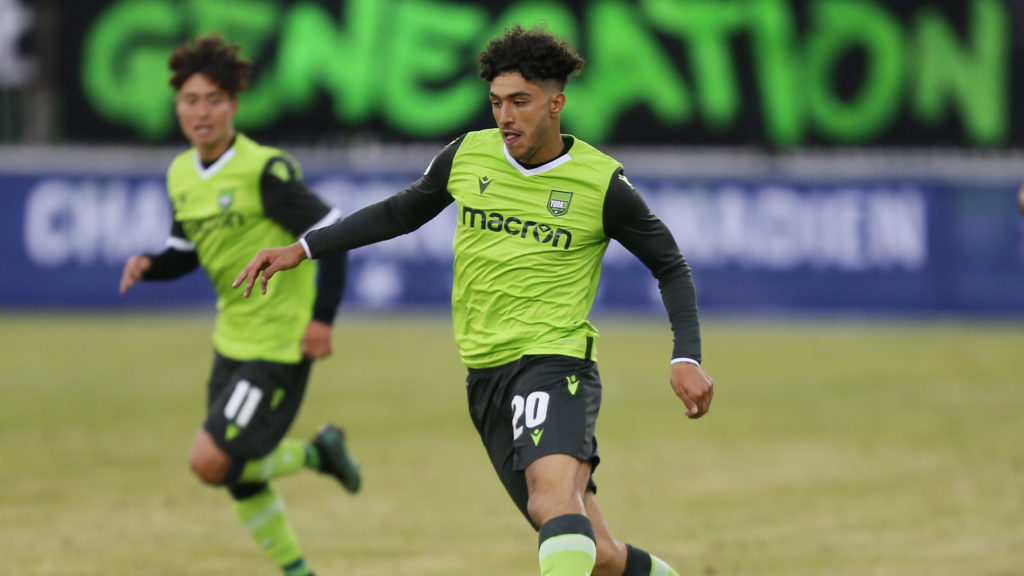 York9 FC's Diyaeddine Abzi. (John E. Sokolowski-USA TODAY Sports for CPL)