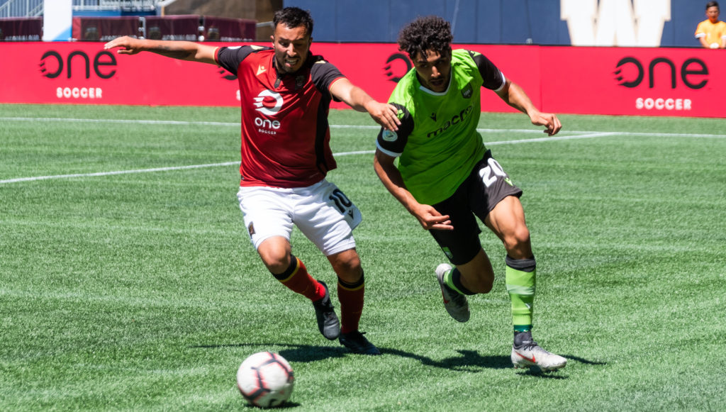 Valour FC takes on York9 FC at IG Field on Canada Day. (Photo: Daniel Crump/CPL).