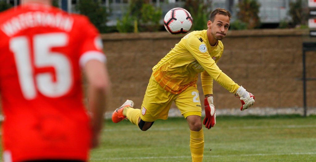 Canadian Premier League - Cavalry FC v FC Edmonton - ATCO field at Spruce Meadows, Calgary, Alberta, Canada - Aug 16, 2019 Tony Lewis/CPL