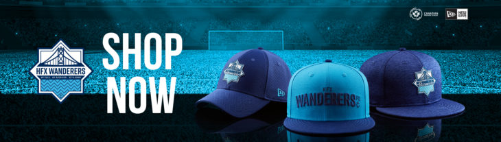 Visit shop.canpl.ca for HFX Wanderers FC jerseys, hats, and more.