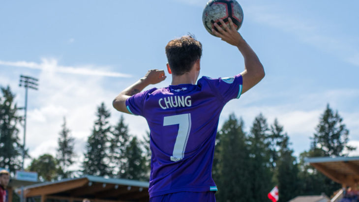 Pacific FC's Kadin Chung in action at Westhills Stadium. (Photo: Pacific FC).