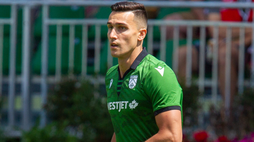 Cavalry FC's Dominick Zator. (Tony Lewis/CPL).