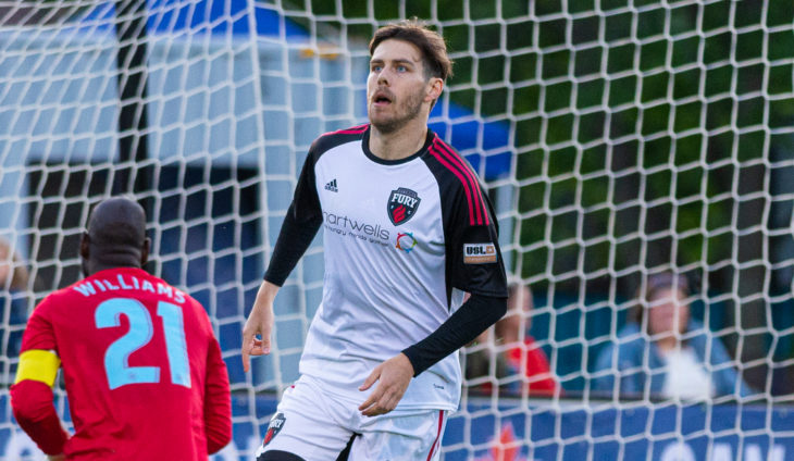 Maxim Tissot while with the Ottawa Fury (Trevor MacMillan/CPL).