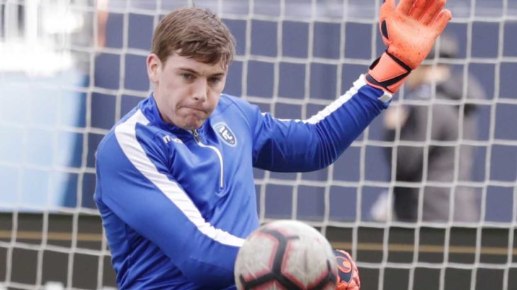 FC Edmonton goalkeeper Connor James. (James Carey Lauder-USA TODAY Sports for CPL).