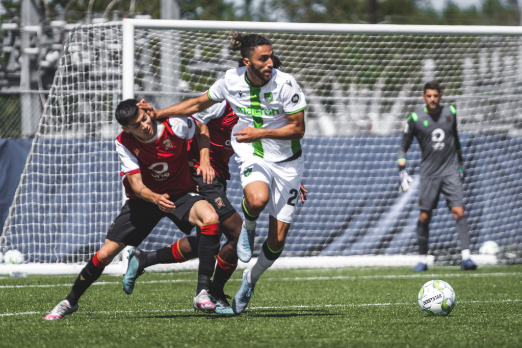 York9 FC defender Diyaeddine Abzi. (Photo: CPL/Chant Photography)