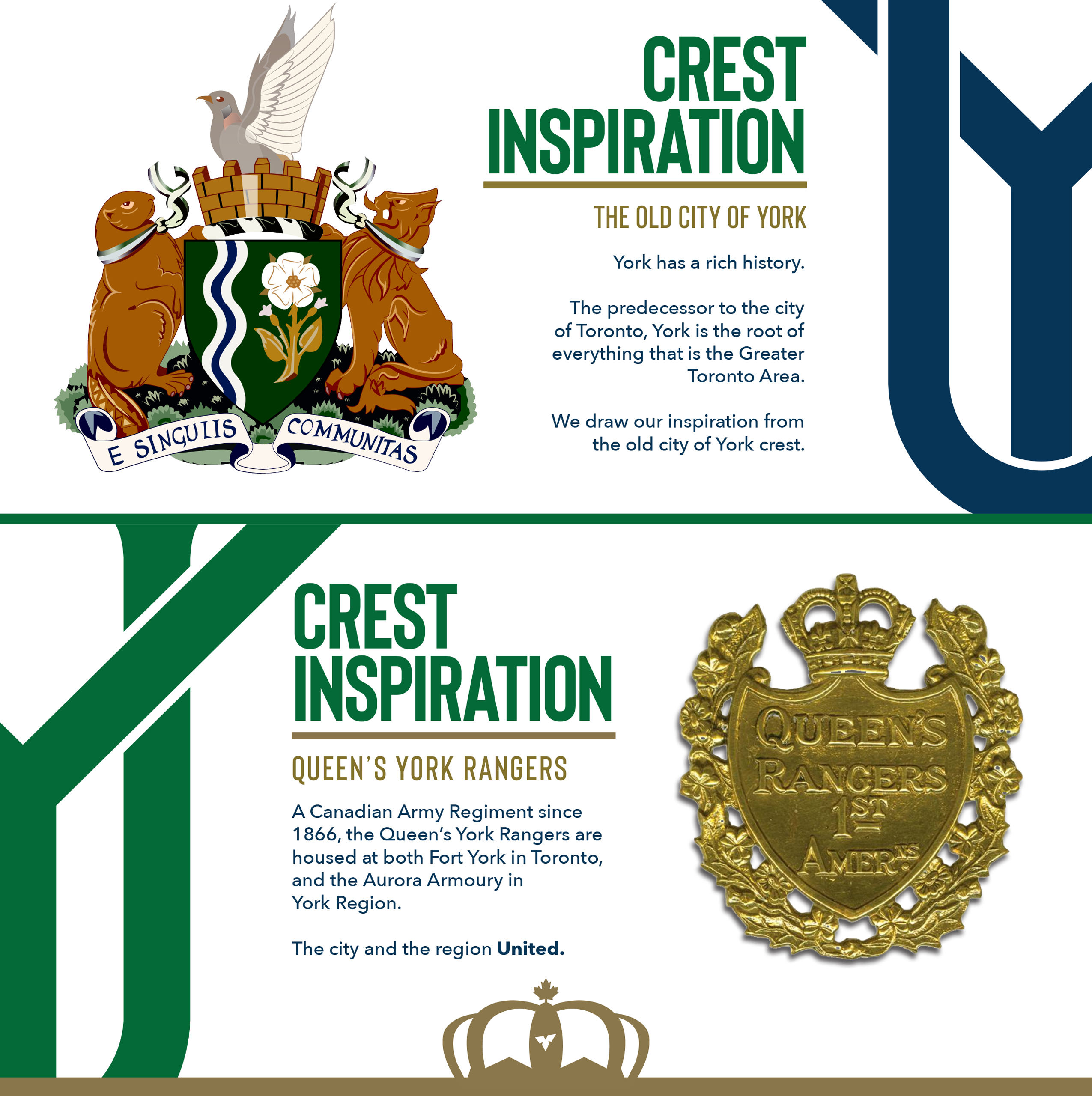 Design "inspiration" for York United FC.