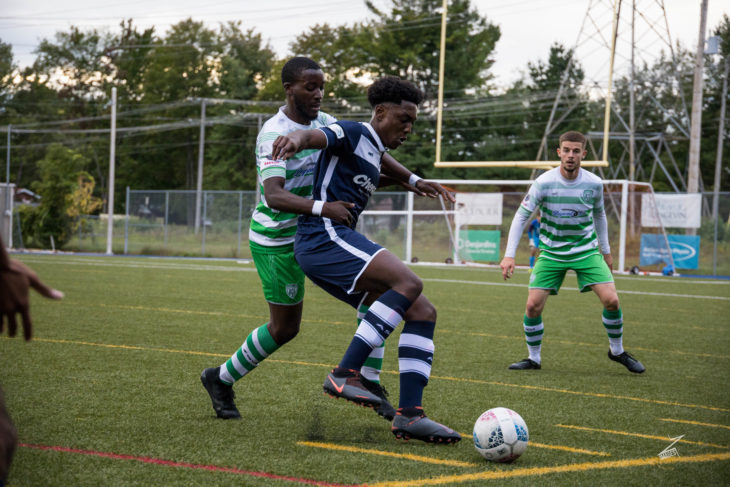 Garven-Michée Metusala in action for AS Blainville. (Photo c/o Metusala)