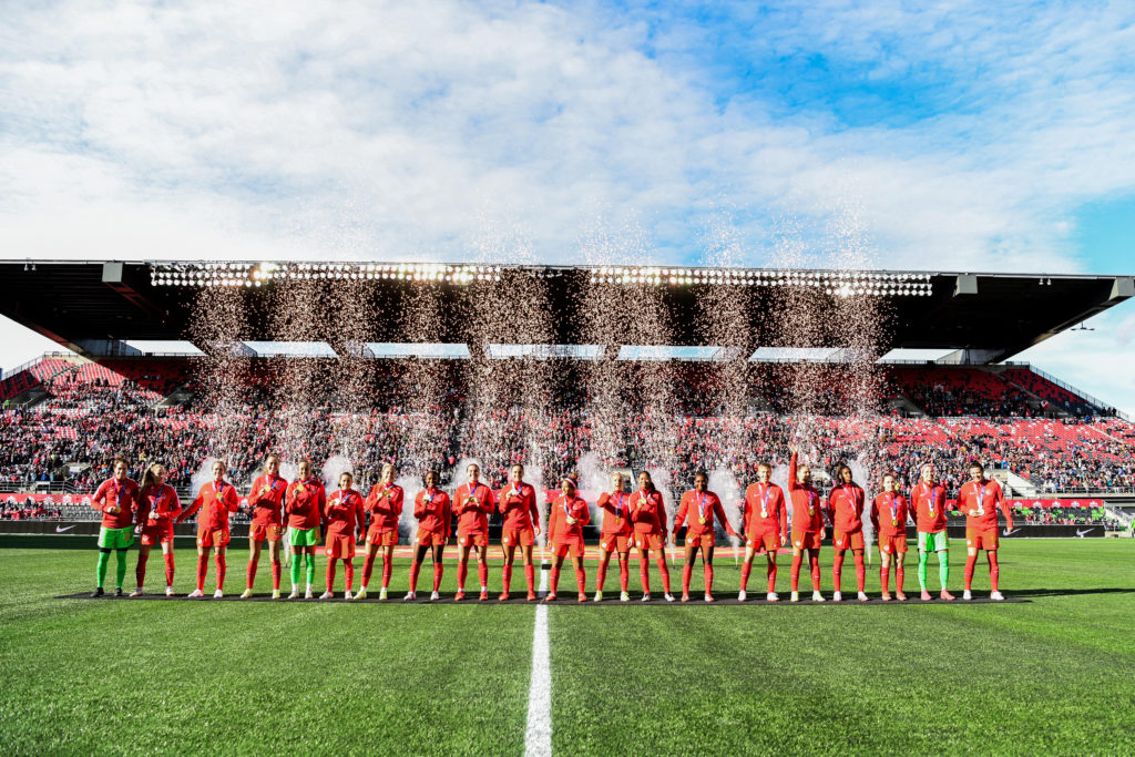 Women's National Team Celebration Tour in Ottawa (Photo: Canada Soccer by Martin Bazyl)