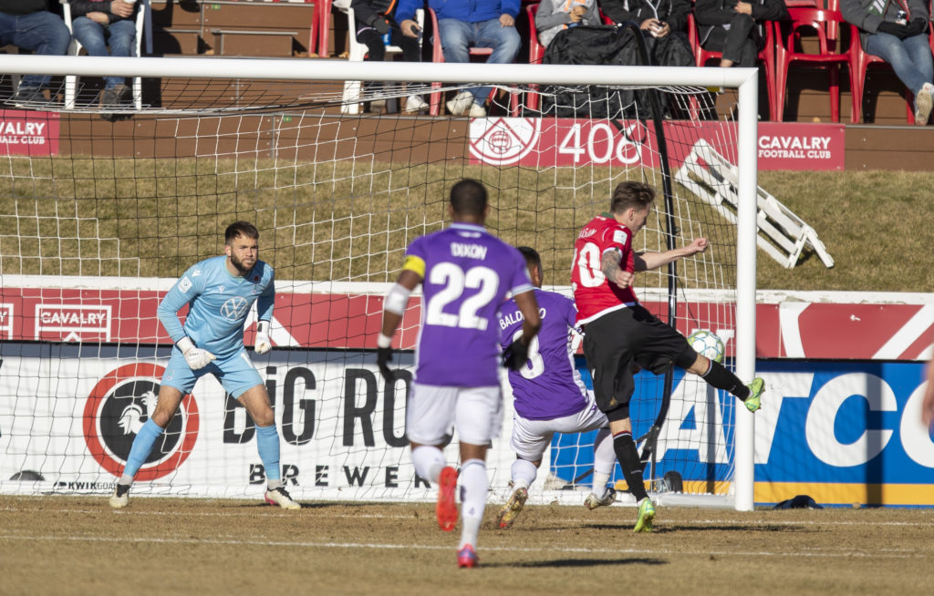 Canadian Premier League match between Cavalry FC & Pacific FC at Spruce Meadows - ATCO Field, Calgary, Alberta, Canada - Nov 7, 2021 Tony Lewis/CFC Media