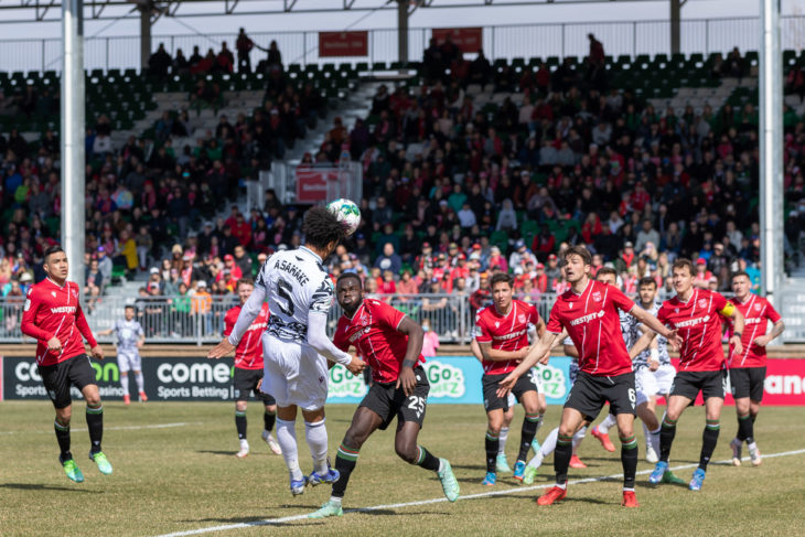 Cavalry FC vs Pacific FC at ATCO Field, Calgary, Alberta, Canada - May 1, 2022   CFC Media/Tony Lewis