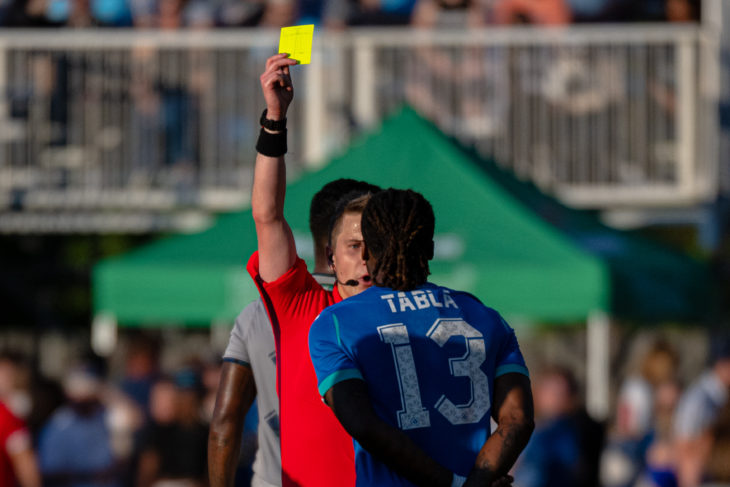 Halifax, Nova Scotia - Jun 30, 2022: Canadian Premier League match between the HFX Wanderers FC and Atletico Ottawa at the Wanderers Grounds in Halifax, Nova Scotia. (Trevor MacMillan/HFX Wanderers FC)