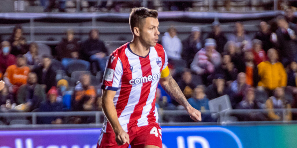 Carl Haworth during the 2022 CPL Final. (Photo: David Chant)